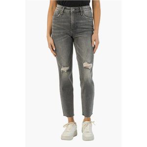 KUT from the Kloth Rachael Fab Ab Ripped High Waist Mom Jeans Size 4